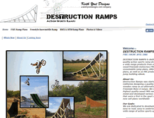 Tablet Screenshot of destructionramps.com